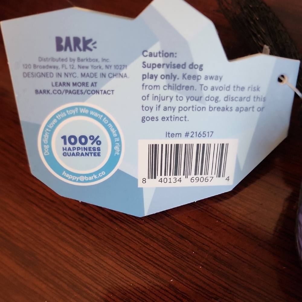 Barkbox bundle of Porky Soft Bakes Treats And 2 Super Chewer Toys - Picture 5 of 7